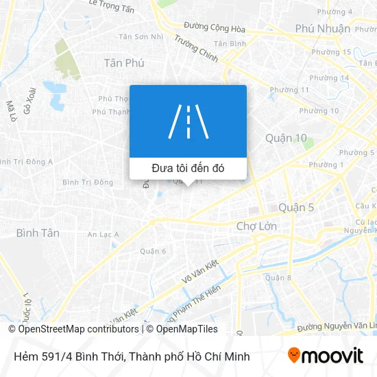Bản đồ Hẻm 591/4 Bình Thới
