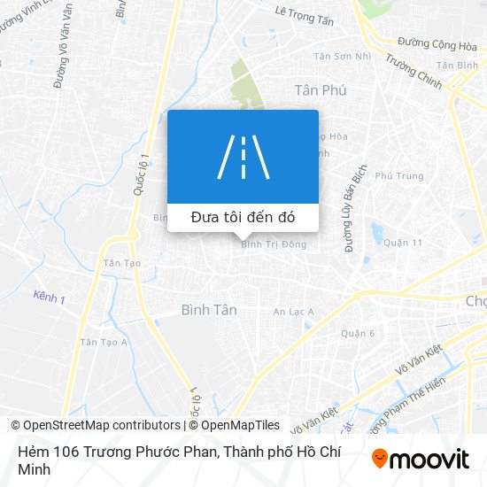 Bản đồ Hẻm 106 Trương Phước Phan