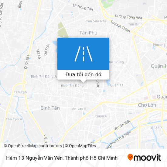 Bản đồ Hẻm 13 Nguyễn Văn Yến