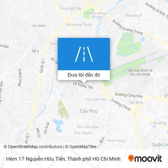 Bản đồ Hẻm 17 Nguyễn Hữu Tiến