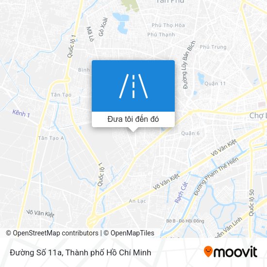 Bản đồ Đường Số 11a