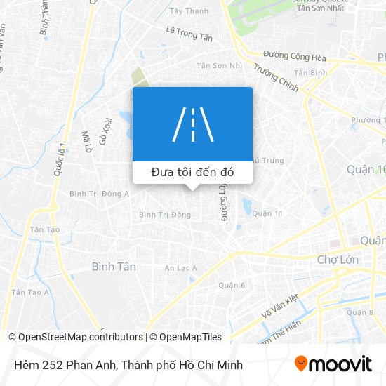 Bản đồ Hẻm 252 Phan Anh