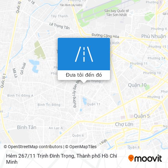 Bản đồ Hẻm 267/11 Trịnh Đình Trọng