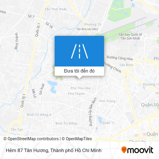 Bản đồ Hẻm 87 Tân Hương