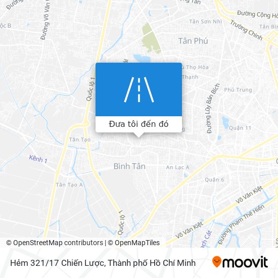 Bản đồ Hẻm 321/17 Chiến Lược