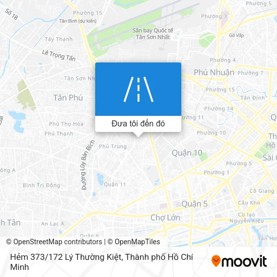 Bản đồ Hẻm 373/172 Lý Thường Kiệt