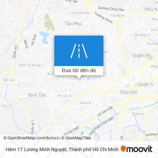 Bản đồ Hẻm 17 Lương Minh Nguyệt