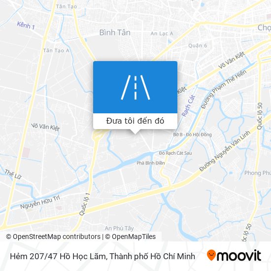 Bản đồ Hẻm 207/47 Hồ Học Lãm
