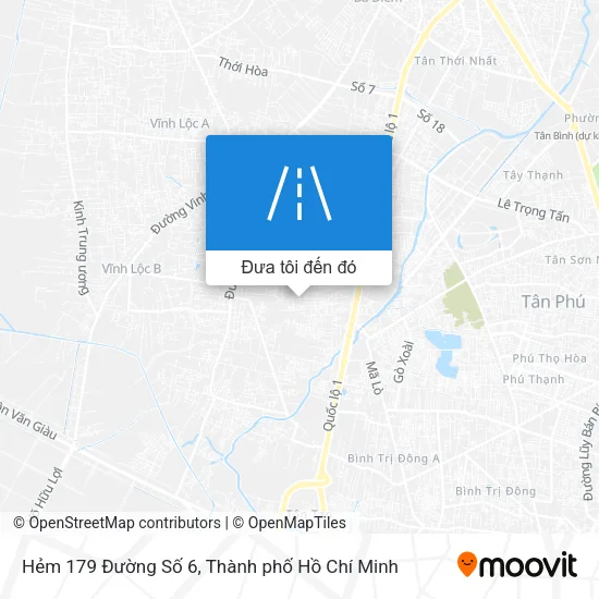 Bản đồ Hẻm 179 Đường Số 6