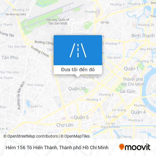 Bản đồ Hẻm 156 Tô Hiến Thành