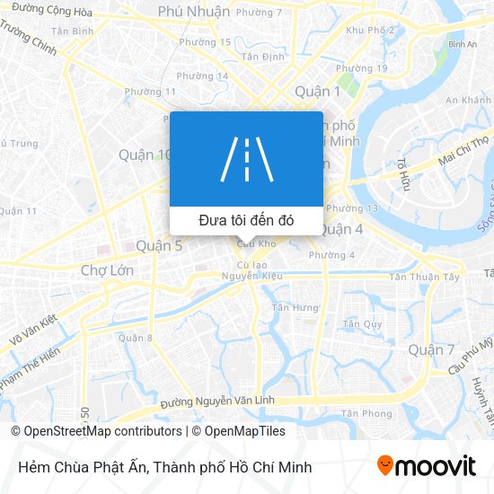 Bản đồ Hẻm Chùa Phật Ấn