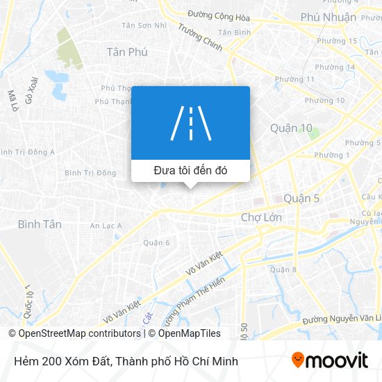 Bản đồ Hẻm 200 Xóm Đất