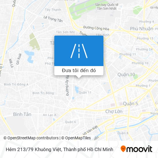 Bản đồ Hẻm 213/79 Khuông Việt