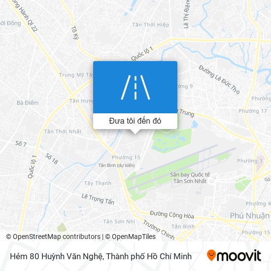 Bản đồ Hẻm 80 Huỳnh Văn Nghệ