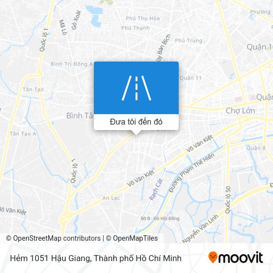Bản đồ Hẻm 1051 Hậu Giang