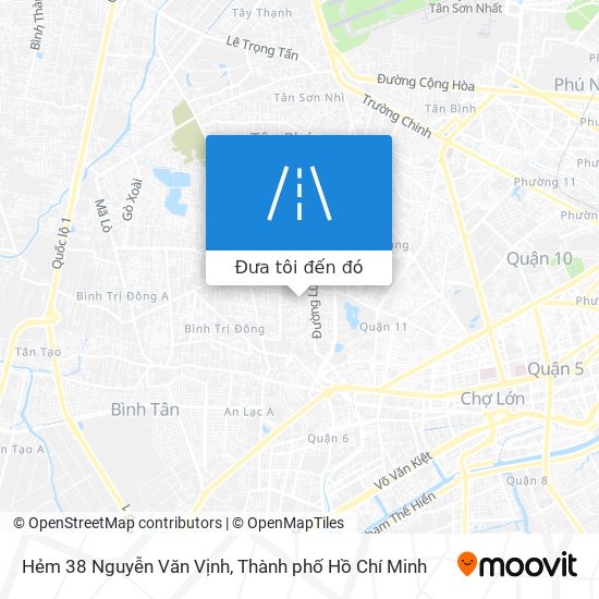 Bản đồ Hẻm 38 Nguyễn Văn Vịnh