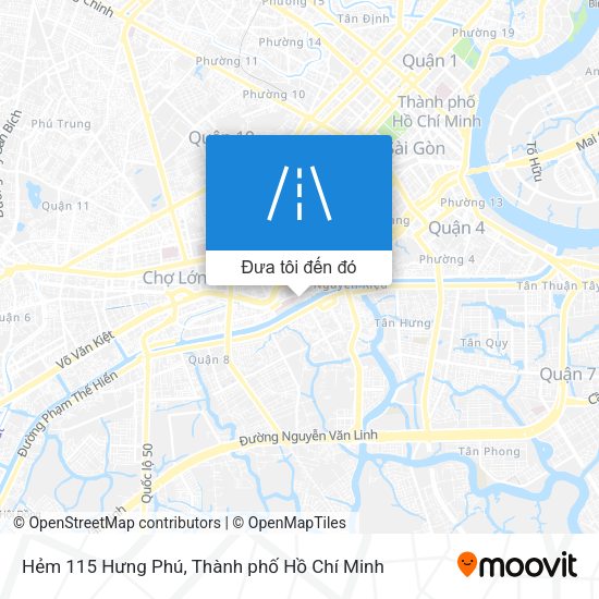 Bản đồ Hẻm 115 Hưng Phú