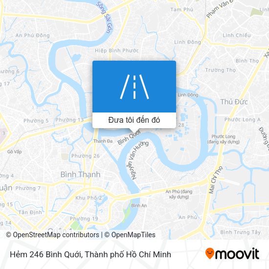 Bản đồ Hẻm 246 Bình Quới