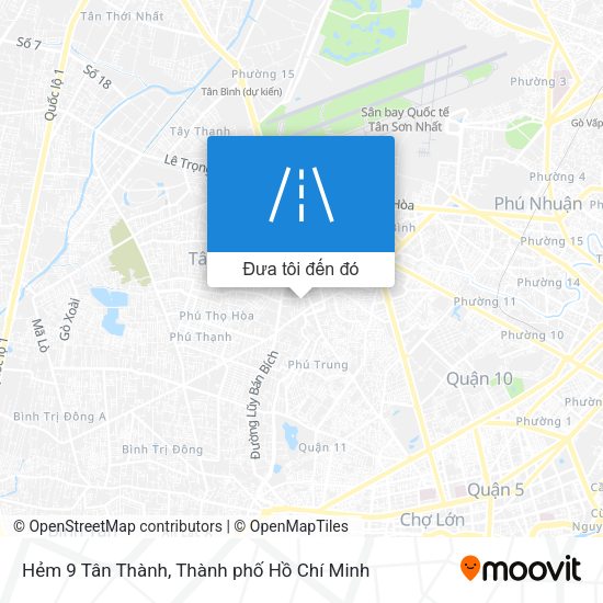 Bản đồ Hẻm 9 Tân Thành