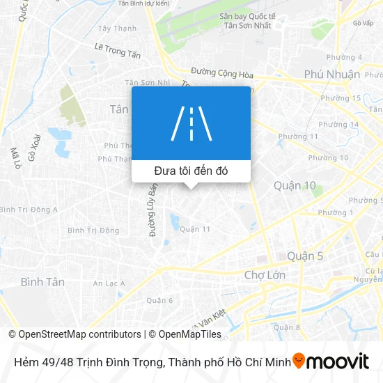 Bản đồ Hẻm 49/48 Trịnh Đình Trọng