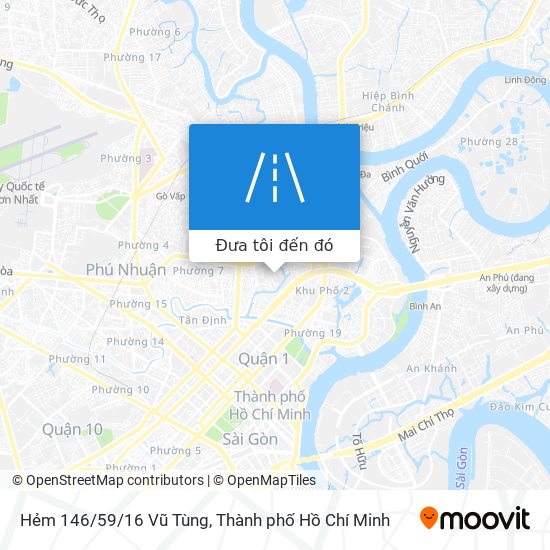 Bản đồ Hẻm 146/59/16 Vũ Tùng