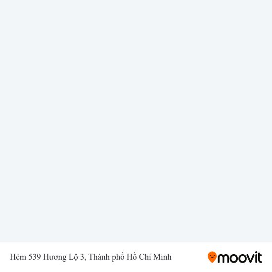 Bản đồ Hẻm 539 Hương Lộ 3