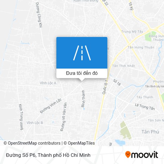Bản đồ Đường Số P6