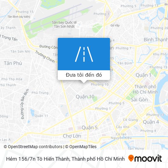Bản đồ Hẻm 156/7n Tô Hiến Thành