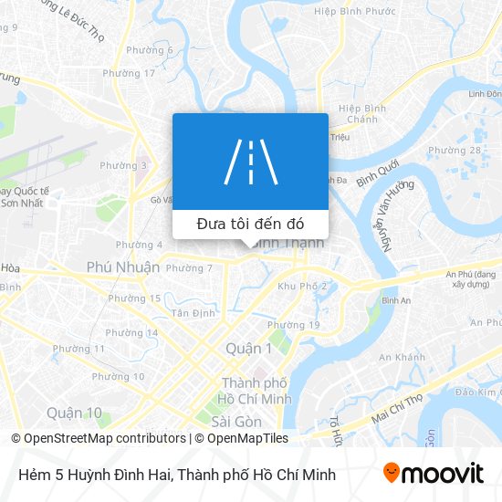 Bản đồ Hẻm 5 Huỳnh Đình Hai