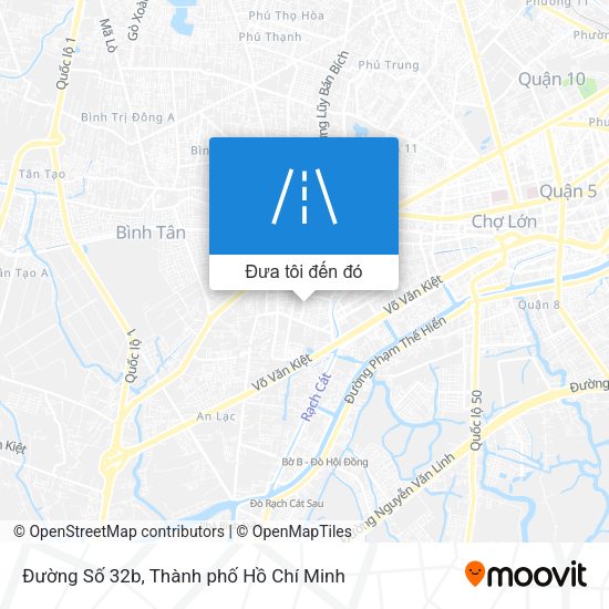 Bản đồ Đường Số 32b