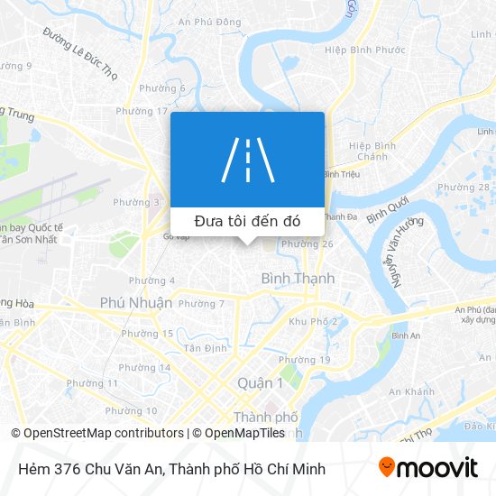 Bản đồ Hẻm 376 Chu Văn An