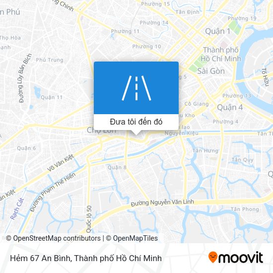 Bản đồ Hẻm 67 An Bình