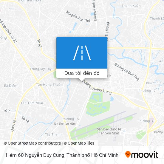 Bản đồ Hẻm 60 Nguyễn Duy Cung