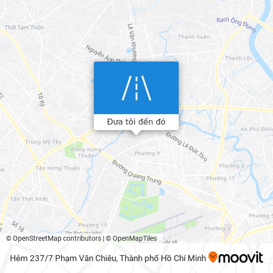 Bản đồ Hẻm 237/7 Phạm Văn Chiêu