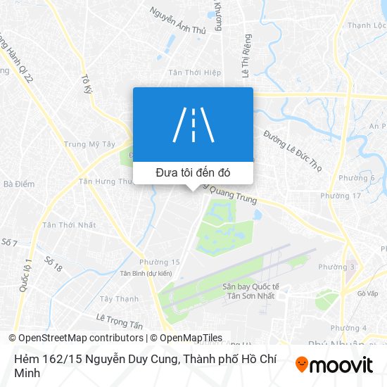 Bản đồ Hẻm 162/15 Nguyễn Duy Cung
