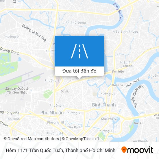 Bản đồ Hẻm 11/1 Trần Quốc Tuấn
