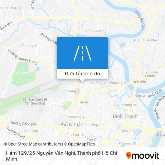 Bản đồ Hẻm 129/25 Nguyễn Văn Nghi