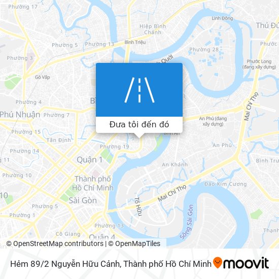 Bản đồ Hẻm 89/2 Nguyễn Hữu Cảnh