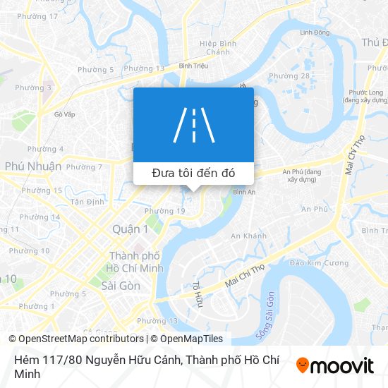 Bản đồ Hẻm 117/80 Nguyễn Hữu Cảnh