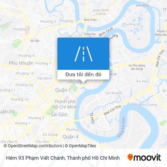 Bản đồ Hẻm 93 Phạm Viết Chánh