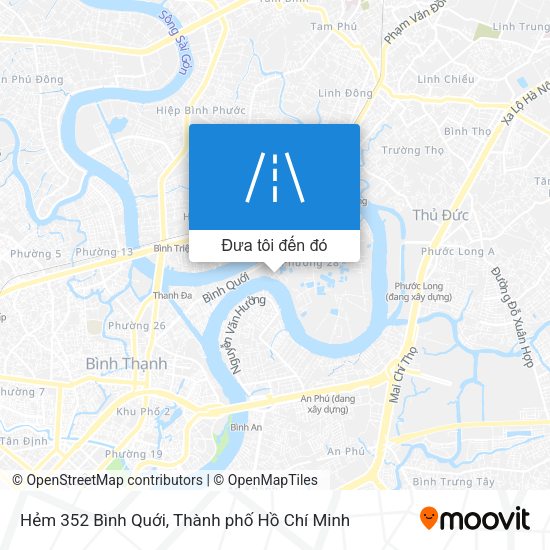 Bản đồ Hẻm 352 Bình Quới