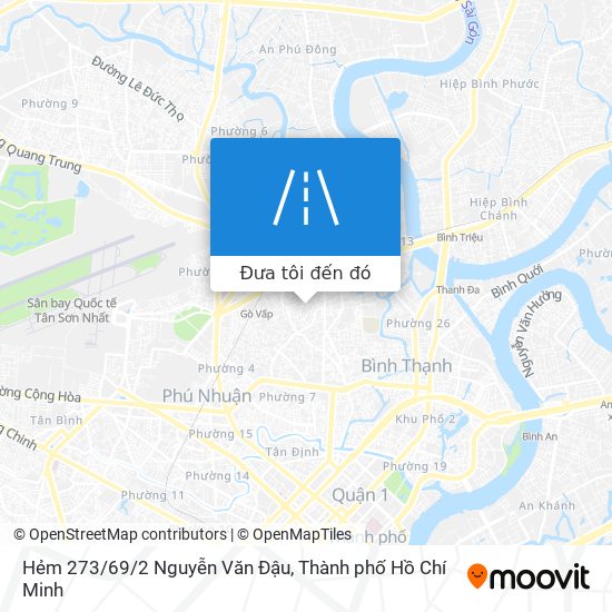 Bản đồ Hẻm 273/69/2 Nguyễn Văn Đậu