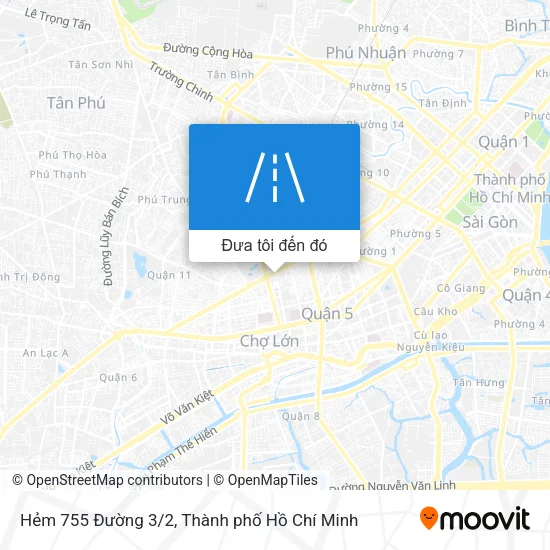 Bản đồ Hẻm 755 Đường 3/2