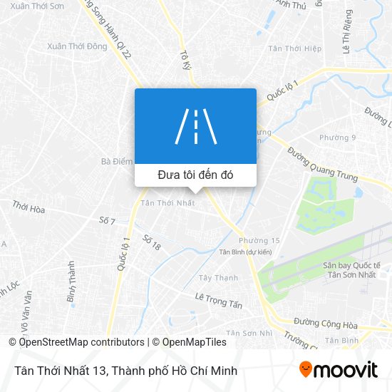 Bản đồ Tân Thới Nhất 13
