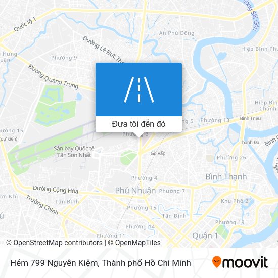 Bản đồ Hẻm 799 Nguyễn Kiệm