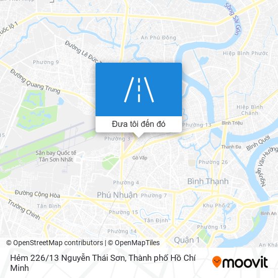 Bản đồ Hẻm 226/13 Nguyễn Thái Sơn