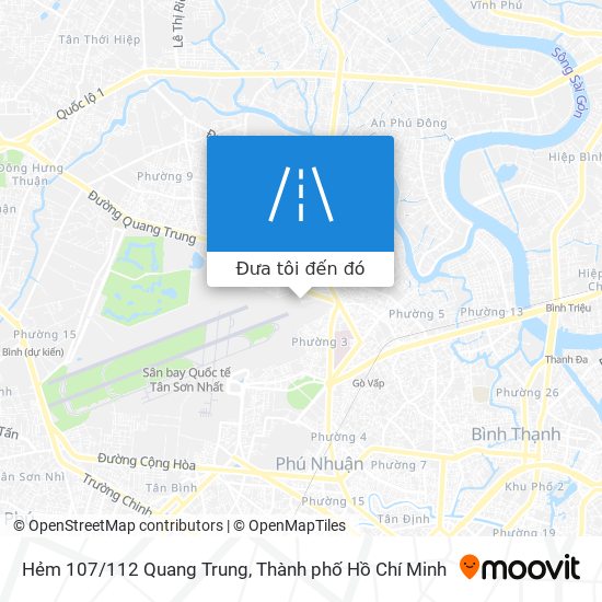 Bản đồ Hẻm 107/112 Quang Trung