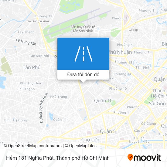 Bản đồ Hẻm 181 Nghĩa Phát