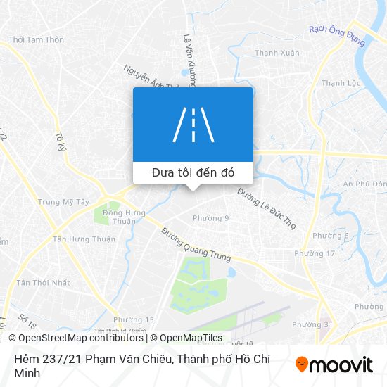 Bản đồ Hẻm 237/21 Phạm Văn Chiêu