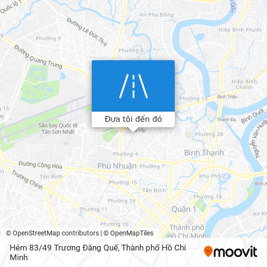 Bản đồ Hẻm 83/49 Trương Đăng Quế